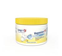 LongLife Magnesium 375® Powder | Integratore di magnesio citrato in polvere | Gusto limone | Energia e benessere | Vegano e senza glutine