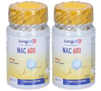 LongLife NAC 600 Integratore Alimentare 2x42 g Capsule