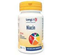 LONGLIFE NIACIN 100MG 100CPR