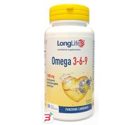 LONG LIFE OMEGA 3-6-9 1200 mg 50 perle DI OLIO DI PESCE BORRAGINE LINO
