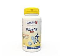 Longlife® Osteo-Ar Plus | Glucosamina solfato, condroitinsolfato e MSM | Con OptiMSM® | Benessere articolazioni e cartilagini | 2 mesi di trattamento | Senza glutine e doping free