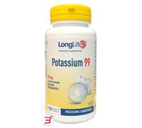 Long Life Integratore Potassium 99 – 3 sali, alta biodisponibilità – 100 tavolette rivestite