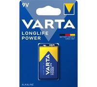 Varta Longlife Power, Batteria Alcalina, 9V, E-Block, 6LP3146