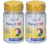 LongLife Vitamina D 2000 2x60 pz Perle