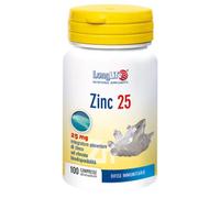 LONGLIFE ZINC 25MG 100CPR