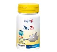 LONGLIFE ZINC 25MG 100CPR