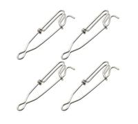 Longline Branch Hanger Snaping Swivels - Set di 4 connettori per esche, linea lunga, accessori per la pesca a scatto