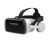 LONGLU Casco per realtà virtuale 3D compatibile con iPhone 16 15 Pro Max Mini X R 12 11 Samsung 4,7-6,7" Android Occhiali per realtà virtuale 3D per film e videogiochi IMAX (Only)