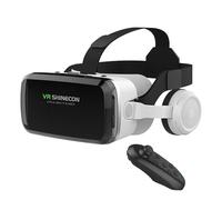 LONGLU Cuffie VR per telefoni cellulari con schermo da 4,7 a 6,7 pollici, occhiali di realtà virtuale 3D Bluetooth con controller compatibile con iPhone e Samsung Android Cellphone ecc. (con