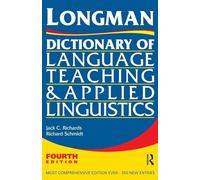 Richard W. Schmidt Longman Dictionary of Language Teaching and Appli (Tascabile)