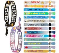 longnili Braccialetti Personalizzati - Bracciali in Tessuto per Eventi, 1-1000 pz, VIP per Eventi