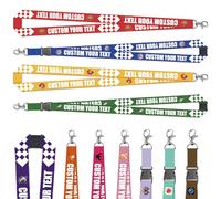 longnili Personalizzato Cordini personalizzati 500pcs Cordini per chiavi-Cordini per badge ID-Cordini per insegnanti-Cordini per carte di navi da crociera