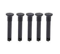 LONGONGAN 5 Pezzi, Ammortizzatore per Ventola fuoribordo, Maniglia della Porta a strozzo, Compatibile con Motore fuoribordo a 2 Tempi da 9,9, 15, 40 CV, Maniglia Leggera in plastica per Moto