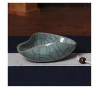 Longquan Celadon Tea Leaf Presentation Bowl (Cha He) con salsa, realizzato a mano in Porcelain Tea Tasting & Gongfu Tea Ceremony Tool | Elegante set di accessori (C)