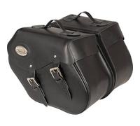 Longride Borse Da Sella In Vera Pelle con Klickfix, 38 litri