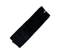 LONGRIDGE Asciugamano da golf Longridge Luxury 3 volte nero
