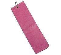 LONGRIDGE Asciugamano da golf Longridge Luxury 3 volte rosa