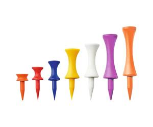 LONGRIDGE Castle - Tee da Golf, 12 mm, 1000 pezzi, Rosso