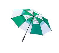 LONGRIDGE Deluxe antivento Ombrello da golf verde/bianco