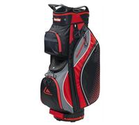 Longridge Deluxe Lite Borsa per carrello da golf con divisorio a 14 posizioni, Rosso