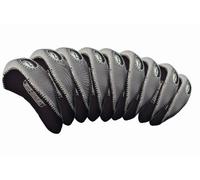 Longridge EZE Golf Iron Covers (confezione da 10) - argento/nero