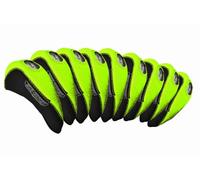 Longridge EZE Golf Iron Covers, confezione da 10, verde/Nero