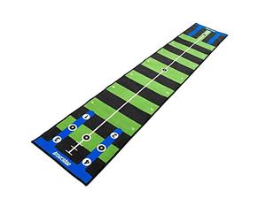 Longridge Golf PRO Tappetino da Putting 3m, Verde/Nero