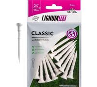 Longridge Tee da golf LINUM Ring System Tee da golf in legno bianco, 53 mm bianco