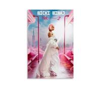 LONGRUi Poster decorativo da parete su tela, motivo: Nicki Rapper Minaj, con copertina di album, poster decorativo moderno per la camera da letto, 30 x 45 cm