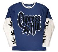 Longsleeve Cypress Hill Leaf & Logo autorizzato Uomo maglietta