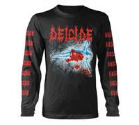 Longsleeve Deicide Once Upon The Cross (Black) ufficiale Uomo maglietta unisex