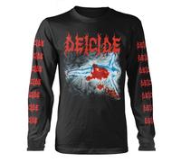 Longsleeve Deicide Once Upon The Cross (Black) ufficiale Uomo maglietta unisex
