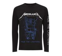 Longsleeve Metallica Fade To Black Black autorizzato Uomo maglietta
