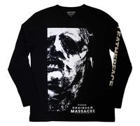 Longsleeve Texas Chainsaw Massacre Leatherface ufficiale Uomo maglietta unisex