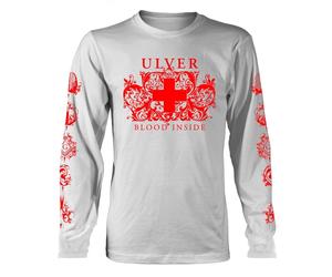 Longsleeve Ulver Blood Inside (White) autorizzato Uomo maglietta
