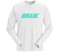 Longsleeve White Billie Eilish Racer Logo ufficiale Uomo maglietta unisex