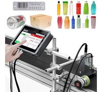 LONGTEAMOON Codificatore a getto d'inchiostro online, codificatrice a getto d'inchiostro, codificatrice di data, decodificatore di codici Qr, per la stampa di cartoni/imballaggi alimentari/bottiglie