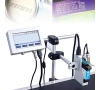 LONGTEAMOON Stampante automatica a getto d'inchiostro,Codificatrice della data,Stampante termica a getto d'inchiostro,Codificatrice automatica a getto d'inchiostro da 25,4 mm per la line