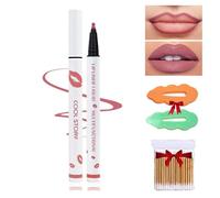 Longwear Liquid Lip Liner,Liquid Lip Liner Pen,2-In-1 Waterproof Lipstick Lip Liner,Waterproof Quick-Drying Long-Lasting Matte Liquid Lipstick,Lip Gloss For Women (7#, Pack of 1)