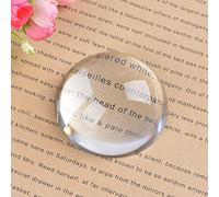 Longwin Lente d'ingrandimento a cupola, fermacarte, in cristallo, per lettura (40 mm)