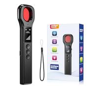 LONGYI Rilevatore di Cimici, Rilevatore microspie Professionale di Telecamere Nascoste e Telecamere Segrete, con Display LED HD, Fino a 10 ore di Autonomia, ideale per Hotel