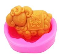 Longzang Zodiac sheep S0238 Craft Art Silicone Soap mold Craft Molds DIY Handmade soap molds by Longzang
