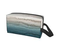 Longzehao Borsa da viaggio con stampa "Within the Tides", per uomini e donne, borsa da toeletta portatile di grande capacità