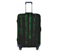 Longzehao Copertura elastica per bagagli da viaggio, copertura protettiva per valigia con stampa di Hacker Era con cerniera., bianco, Large
