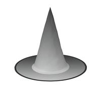 Longzehao Costume da strega con stampa ombré da bianco a nero, per adulti, cosplay, feste di carnevale