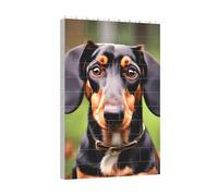 Longzehao Dachshund Weiner Pet Dogs Print Building Blocks Puzzle Set, Building Block Puzzle Gioco Giocattolo per lo sviluppo del cervello