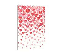 Longzehao Falling Red Hearts Print Building Blocks Puzzle Set, Building Block Puzzle Toy Game per lo sviluppo del cervello