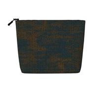 Longzehao Grande capacità di programmazione codice 1 stampa canapa finta, borsa per il trucco, borsa da viaggio, borsa da toilette con cerniera., nero, taglia unica, Nero, One Size