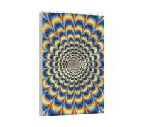 Longzehao Spirale illusione ottica GIF stampa blocchi di costruzione Puzzle Set, Building Block Puzzle Toy Game per lo sviluppo del cervello