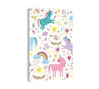 Longzehao Unicorns Pink Print Building Blocks Puzzle Set, Building Block Puzzle Toy Game per lo sviluppo del cervello